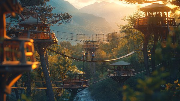 Aventure et nature: parc accrobranche ubaye